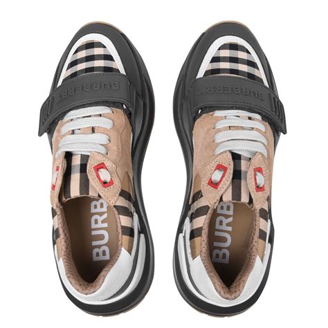 burberry ramsey sneaker grey|Burberry larkhall sneakers women's.